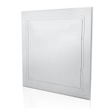 TBWHL Silver Cover Plate 9.76 x 9.76 Inch Self-Adhesion Access Panel Heavy-Duty ABS Plastic & Easy to Install, Wall Hole Cover for Drywall/Ceiling Plumbing/Electrical Cables/Wiring