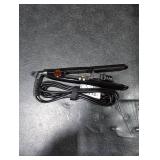 Terviiix Mini Flat Iron for Short Hair Temperature Adjustable, 1/2 Inch Mini Small Portable Ceramic Travel Hair Straightener for Men, Black