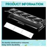 Marsui 5 Slots Vial Holder Refrigerator Wall Caddy Peptide Vial Holder Case for Fridge Acrylic Diabetic Storage Organizer Fit with U-100 Vials 24mm (0. 94 Inches) Diameter