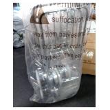 LEVERLOC Shower Caddy Suction Cup, 3 Pack Heavy Duty Bathroom Organizer For Inside Shower With Hooks & Soap Holder, Removable Bathroom Organizer, Rustproof Silver Holder Storage Storage,Silver