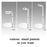 Ddung Doll Stand - Clear Doll Stand For 0.5 To 10 Dolls And Action Figure Stand (3-Pack)