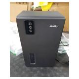 NineSky Dehumidifiers for Home, 95 OZ Water Tank, (1000 sq.ft) Dehumidifiers for Bathroom Bedroom Basement with Auto Shut Off,7 Colors LED Light(Black)