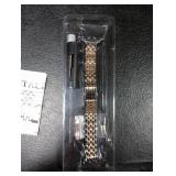 MioHHR Slim Metal Bands Compatible with Apple Watch Band 38mm 40mm 41mm 42mm (Series 11 10), Thin Stainless Steel Strap Bands for Women iWatch Series 11 10 9 8 7 6 5 4 3 2 1 SE3/2/1, Silver/Rose Gold