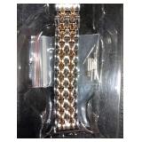 MioHHR Slim Metal Bands Compatible with Apple Watch Band 38mm 40mm 41mm 42mm (Series 11 10), Thin Stainless Steel Strap Bands for Women iWatch Series 11 10 9 8 7 6 5 4 3 2 1 SE3/2/1, Silver/Rose Gold