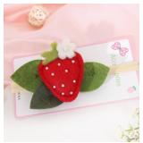 Strawberry Baby Headband - Berry Sweet Hairband for Girls, Sweet One 1st Birthday Decoration, Felt Strawberry Hair Accessories for Baby Girls