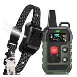 Citronella Training Collar for Dog [No Refill Spray] with 6 Adjustable Sensitivities & Beep/Vibration/Spray 4 Mode Bark Collar, IPX7 Waterproof Safer Citronella Bark Collar for L/M/S Dogs