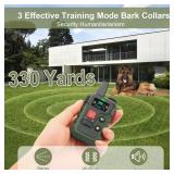 Citronella Training Collar for Dog [No Refill Spray] with 6 Adjustable Sensitivities & Beep/Vibration/Spray 4 Mode Bark Collar, IPX7 Waterproof Safer Citronella Bark Collar for L/M/S Dogs