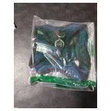 Best Pet Supplies - All Weather Mesh / Plush, Reflective, No Pull Harness for Small, Medium Dogs, Cats - Secure with Hook & Loop Fastener, Buckle, Double D-Rings - Blue/Black Trim, M