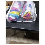 Poen 63 Unicorn Inflatable Limbo Game for Kids Adults - Fun Rainbow Blow-up Unicorn Party Decor Game Toy for Birthday Pool Water Field Day Outdoor Yard Carnival Activity Indoor (Pump Not Included)