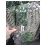 Ottomanson Pet Training Collection Easy Clean Indoor/Outdoor Reusable Training Grass Pad, 15 x 30, Green