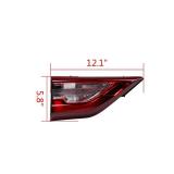 amopacorp Left Driver Side Inner Tail Light Running Reverse Lamp for 2018-2021 Chevy Traverse High Country RS LS L LT Premier True North Sport, LED/Halogen, OEM #GM2802117#84237384