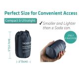 TREKOLOGY Ultralight Inflatable Camping Travel Pillow - ALUFT 2.0 Compressible, Compact, Comfortable, Ergonomic Inflating Pillows for Neck & Lumbar Support While Camp, Hiking, Backpacking