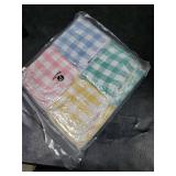 Patelai 12 Pcs Kitchen Dish Cloths for Washing Dishes Cleaning Cloth Absorbent Dish Rags Drying Cleaning Towels for Scrubbing Wipe Glass Home and Kitchen(Bright Color,13.8