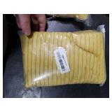 HWY 50 Mustard Yellow Corduroy Throw Pillow Covers 18x18 Inch, Set of 2, Soft Cozy Decorative Cushion Cases for Couch Sofa Bed Living Room, Boho Striped Home Decor