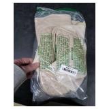 KEGOUU Oven Mitts and Pot Holders 6pcs Set, Kitchen Oven Glove High Heat Resistant 500 Degree Extra Long Oven Mitts and Potholder with Non-Slip Silicone Surface for Cooking (Almond)