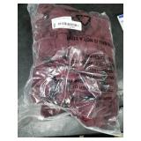 LZY 60 Pack Gauze Cheesecloth Napkins 20x20 Inch Dinner Cloth Napkins, Soft Boho Table Napkins Rustic Wrinkled Cheese Cloth Napkins Bulk for Wedding Party Baby Shower Event Decor (Burgundy)