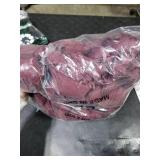 LZY 60 Pack Gauze Cheesecloth Napkins 20x20 Inch Dinner Cloth Napkins, Soft Boho Table Napkins Rustic Wrinkled Cheese Cloth Napkins Bulk for Wedding Party Baby Shower Event Decor (Burgundy)