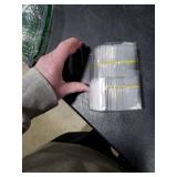 SBYURE 36 Mini Acrylic Sign Holder Name Card Price Tag Label Holder with 36 PCS Blank Labels Slanted L-Shape Plastic Name Card Price Card Tag Label Counter Top Stand