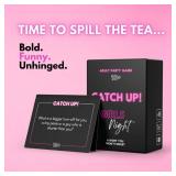 BETTER US Catch UP! Spicy Girls Night Card Game 18+ Conversation Starters for Women | Adult Party & Drinking Game | Bachelorette Party Games, Girls Night in