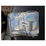 MOUCHOT Bubble Mailers, 50 Pack Holographic Bubble Mailers with 3 Sizes, Waterproof Self Seal Adhesive Foil Glitter Glamour Shipping Bags for Mailing, Packing, Small Business, Jewelry Makeup Supplies