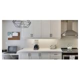 Amerdeco 10 Pack Matte Black 5 Inch(128mm) Hole Centers Kitchen Cabinet Pulls Cabinet Hardware Kitchen Handles for Cabinets Cupboard Handles Drawer Pulls