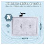 6 Packs Small Filters Cartridges Compatible with Aqueon Small Filter Carbon Filter Cartridge Compatible with Aqueon QuietFlow E Internal Power Filter 10 and 1/2.5/5 Gallon Minibow Aquarium Filters