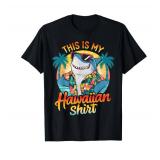 This Is My Hawaiian Shirt Tropical Luau Costume Party Hawaii T-Shirt L