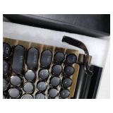 Adventurers Typewriter-Style Retro Mechanical Keyboard LED Backlight 83 Keys Bluetooth 5.0 Blue Axis Wood Color Panel Compatible with iOS/Android/Windows/Vista/Linux/Mac Office/Gaming, 12.8x6.6x1.6in