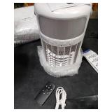 Portable Air Conditioner, 2025 Upgraded 4-IN-1 Ultra-Quiet Design Portable AC Unit with 2 Cool Mist & Speeds1500ml Remote Control Air Conditioner Evaporative for Home,Office,Bedroom, Camping