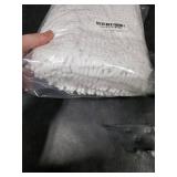 Tafts Bathroom Rugs, Extra-Thick Memory Foam Bath Mat, Ultra-Soft Chenille Microfiber, Highly Absorbent, Machine Washable, Shaggy Bath Mats for Bathroom, Non-Slip (21x32) Cool White