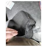 Sun Visor Hats for Women, UV Protection Straw Sun Hat, Packable Ponytail Beach Hat for Summer Travel & Outdoor Activities Black