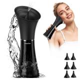 Electric Ear Wax Removal System, Water Powered Ear Cleaning Tool with Irrigation Flusher, 6 Tips, 4 Pressure Settings - Safe & Effective for Ear Wax Buildup Flushing and Cleaning