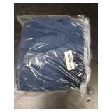 PHF Waffle Weave Duvet Cover Set Twin/Twin XL Size, No Snagging Soft Luxury Textured Breathable Comforter Cover for All Season 2pcs, Durable Bedding Duvet Set with 1 Pillow Sham, 68x90, Navy Blue