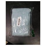 CaliTime Throw Pillow Covers Decorative 16 X 26 Inches Pack of 2 Cozy Chenille Cushion Cases for Couch Sofa Bed Living Room Home Light Blue Grey