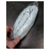 CaliTime Throw Pillow Covers Decorative 16 X 26 Inches Pack of 2 Cozy Chenille Cushion Cases for Couch Sofa Bed Living Room Home Light Blue Grey