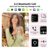 Smart Watch for Men Women, 1.83 Fitness Watch (Answer/Make Call), Smartwatch with Heart Rate/Blood Pressure, Sleep Tracker, Pedometer, 120+ Sport Modes,IP68 Waterproof Fitness Tracker for Android IOS