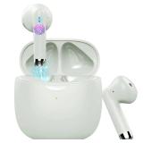 Wireless Earbuds, Bluetooth 5.4 Earbuds Stereo Bass, Bluetooth Headphones in Ear with Noise Cancelling Mic, Earphones IP7 Waterproof Sports, 32H Playtime USB C Charging Green Ear Buds for Android iOS