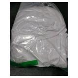 Stretch Spandex Table Covers 4FT, Pack of 2 Fitted Tablecloths for Rectangle Tables, Stretchy Wrinkle Resistant Folding Table Cover, White