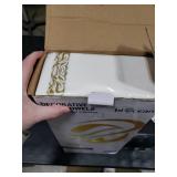 Biocean 200 Pack Napkins Disposable Guest Towels Linen-Feel Decorative Napkins Soft and Absorbent Dinner Paper Hand Towels for Bathroom Party Powder Room Hotel Fancy Restaurant (200, Gold Line)