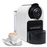 Mixpresso White Espresso Coffee Machine Compact 1400W Single Serve Coffee Maker Compatible with Nespresso OriginalLine Capsules, One-Touch Operation, 19-Bar Italian Pump, 27oz Water Tank
