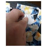 2XL Blue Mixed Flowers Women Summer Sleeveless Halter Neck Dresses 2025 Casual Floral Print Sun Dress for Party Beach Vacation