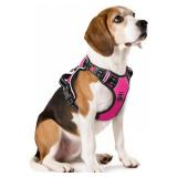Timos No Pull Dog Harness, No Choke Front Lead Dog Reflective Harness, Adjustable Soft Padded Pet Vest with Easy Control Handle for Small Medium Large Dogs, M