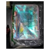 TotePrint TPU Holographic Pink Clear Star Large Cosmetic Bag and Travel Pouch with Handle,Durable TPU Material,Zipper Design-Ideal for Makeup,Travel Essentials (Holographic pink)