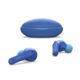 Belkin Soundform Nano - Bluetooth Earbuds for Kids with Built-in Microphone, 24H Battery Life, 85dB Safe Volume Limit - Kids Bluetooth Earbuds for iPhone, iPad, Galaxy & More - Blue