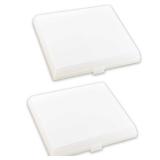 2-Pack AP5609551 8 x 7 Light Cover Compatible with Nutone, Broan, Kenmore (S97011813) Bathroom Vent Fan Light Made From Heavy Duty Plastic(Upgraded Version)