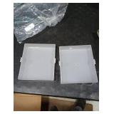 2-Pack AP5609551 8 x 7 Light Cover Compatible with Nutone, Broan, Kenmore (S97011813) Bathroom Vent Fan Light Made From Heavy Duty Plastic(Upgraded Version)