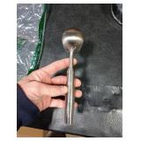 Multipurpose Heavy Duty Stainless Steel Large Ice Cream Scoop with Comfortable Handle and Ergonomic Non-Slip Grip (Thick Waist Handle-Silver)