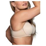 Vanity Fair womens Full Figure Beauty Back Smoothing Bra, Underwire - Beige, 40C US