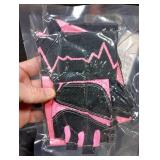 MhIL Workout Gloves for Women Breathable Gym Gloves for Women with Palm Protection and Enhanced Grip Padded Weight Lifting Glove for Womens with Wrist Wraps Support Weightlifting Exercise Cycling