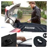 Kayak Roof Rack Pads, Universal Car Soft Roof Rack for Canoe/Surfboard/Paddle Board/SUP/Snow Board with Adjustable & Steady Tie-Down Straps and Storage Bag